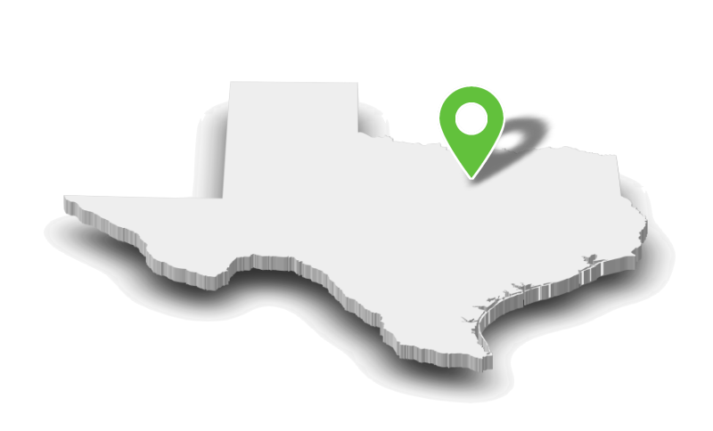 Map of our North Richland Hills, Texas commercial fence company location