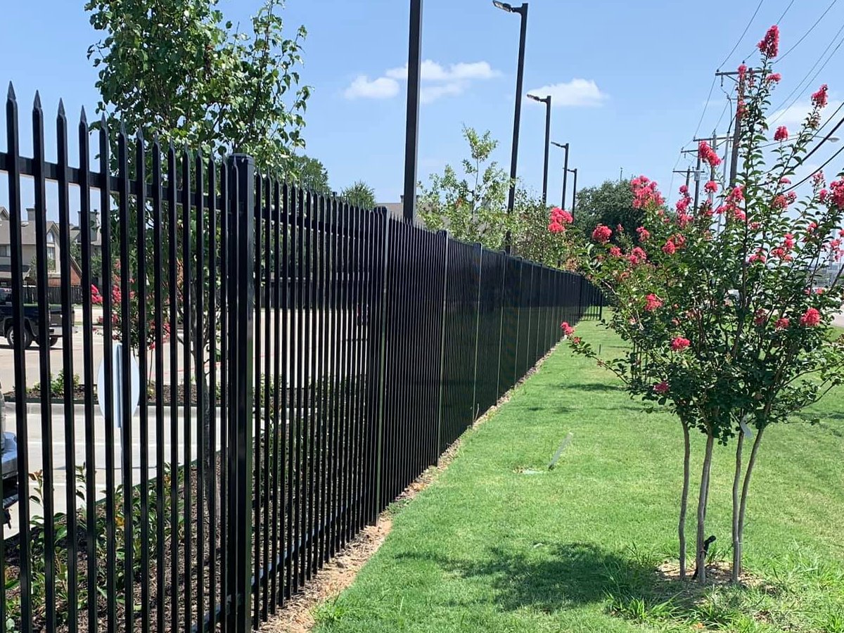 Wrought Iron fence section in North Richland Hills, Texas
