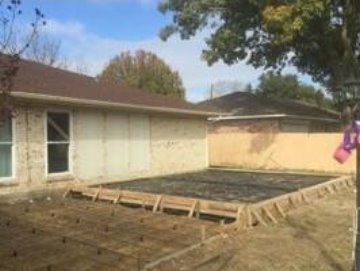 Concrete work in North Richland Hills Texas