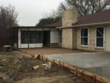 Concrete work in North Richland Hills Texas