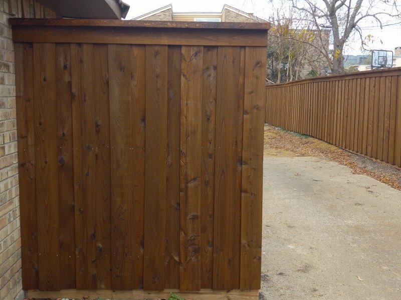 Colleyville Texas wood privacy fencing
