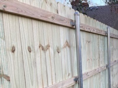 Grapevine TX stockade style wood fence
